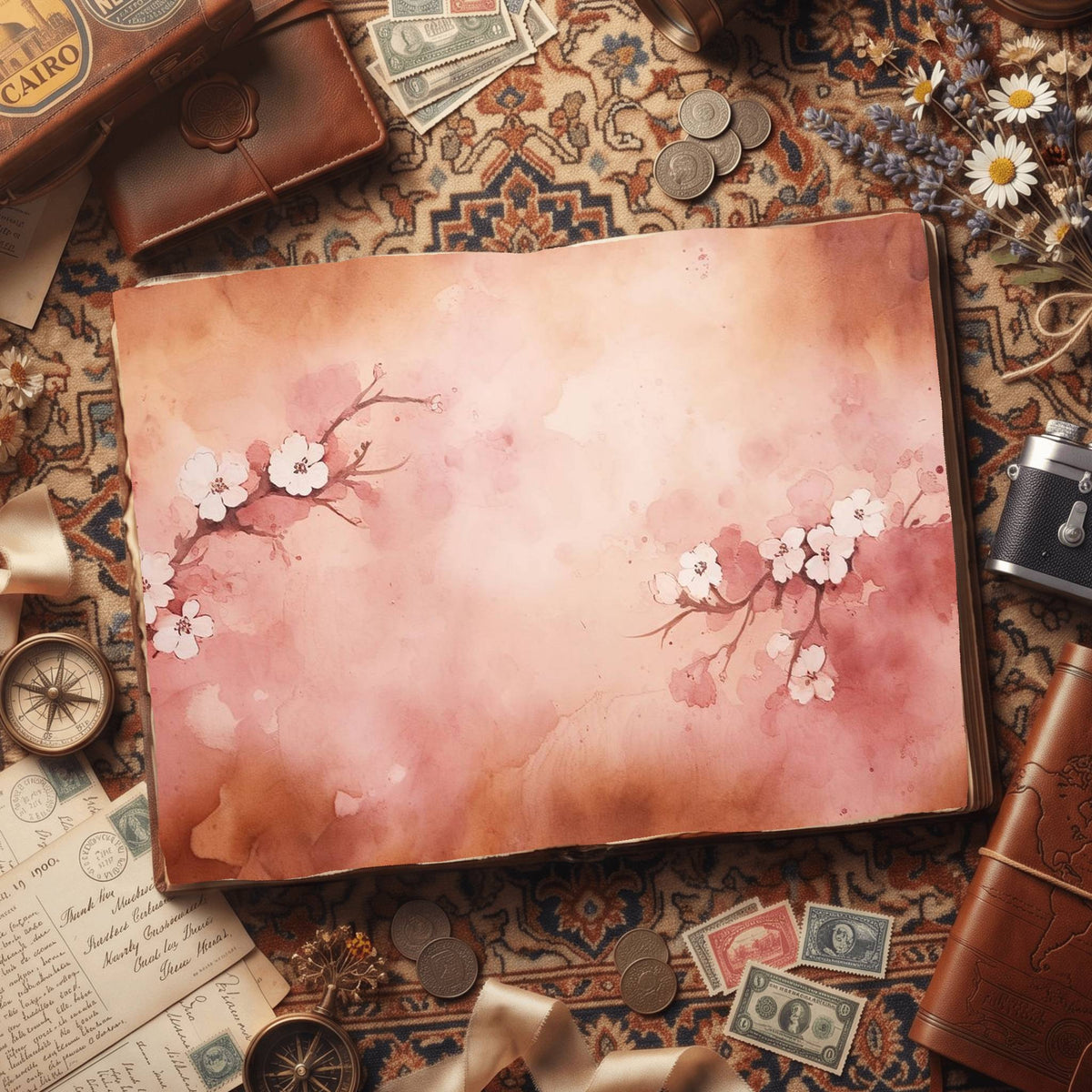 Cherryblossoms Digital Papers