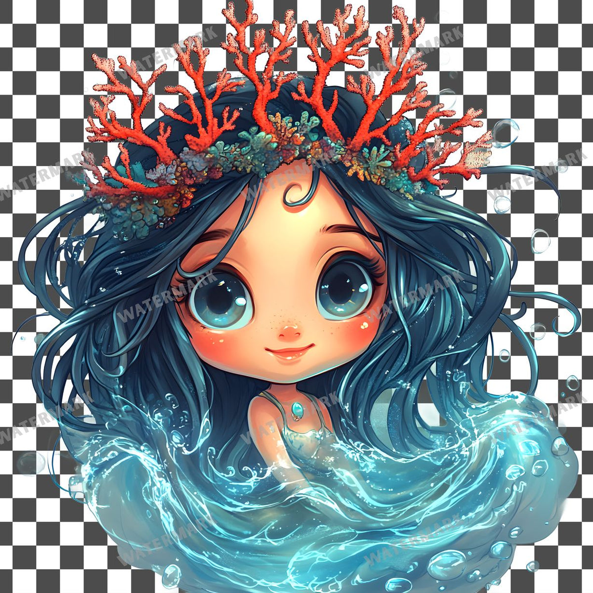 Chibi Ocean Clipart Pngs