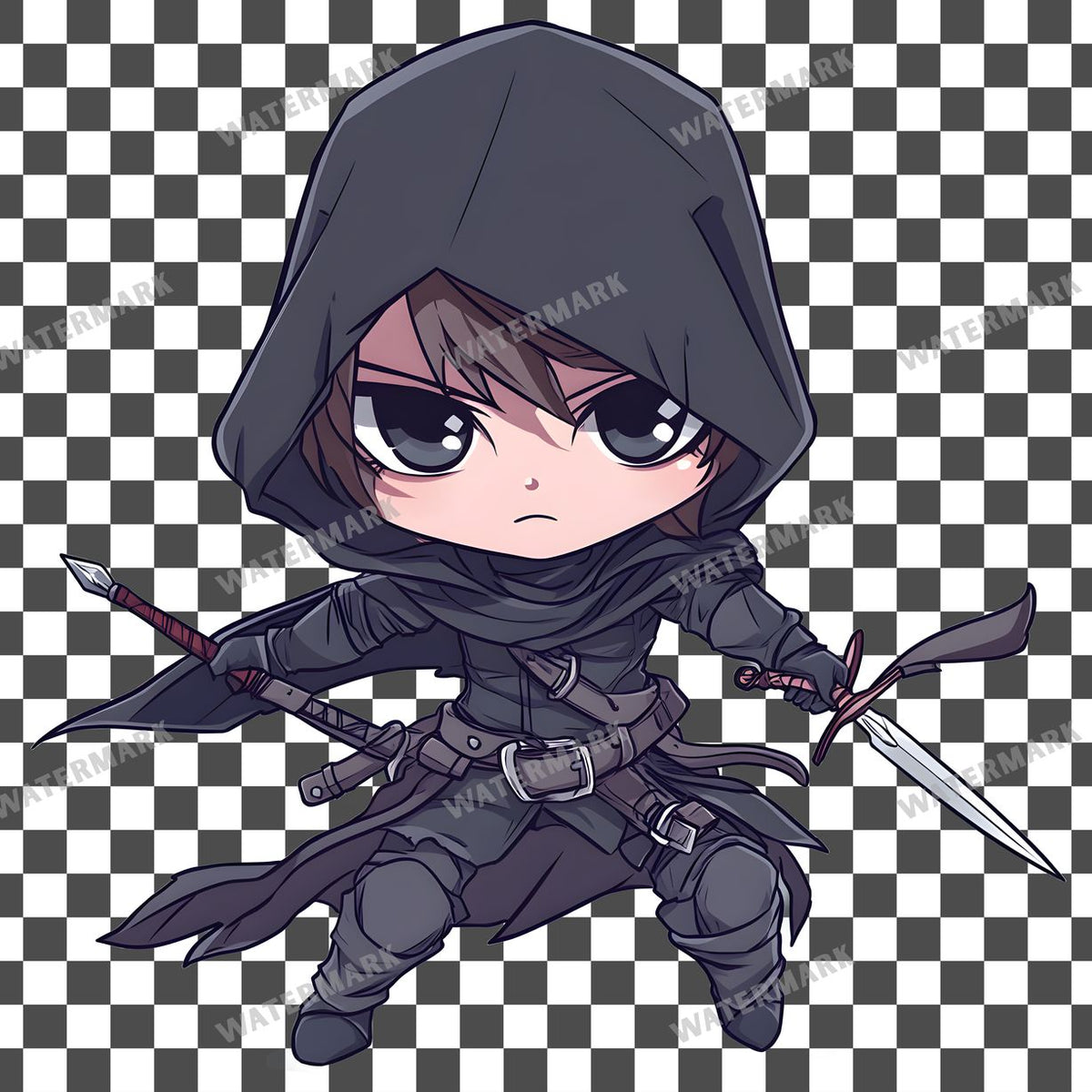 Chibi Shadow Clipart Pngs
