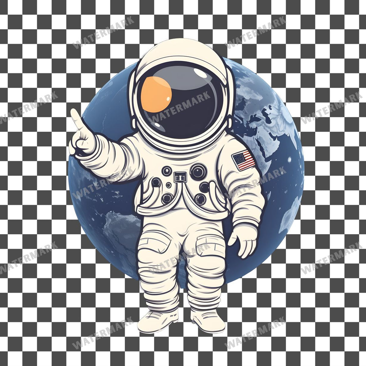Chibiastronaut Clipart Pngs