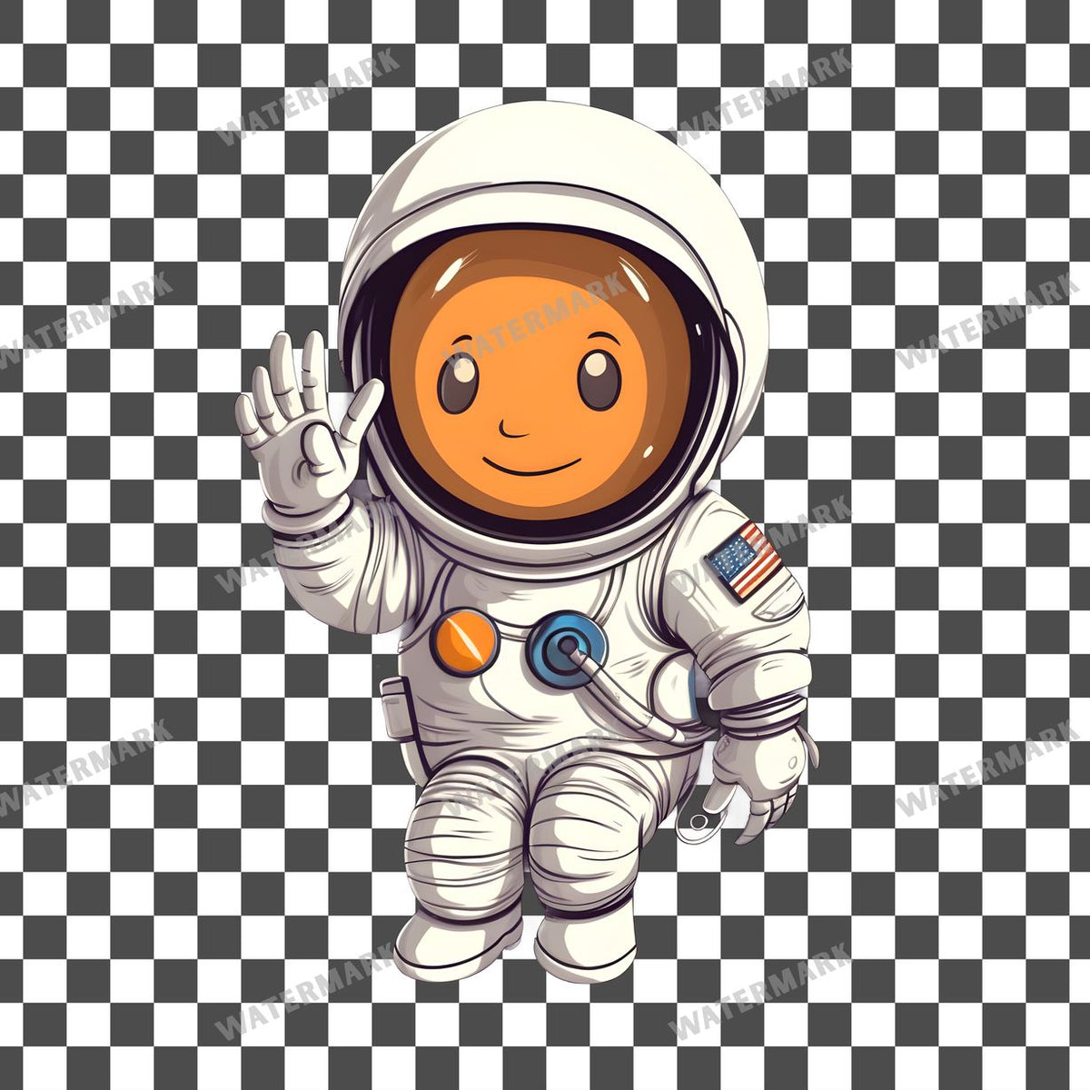 Chibiastronaut Clipart Pngs