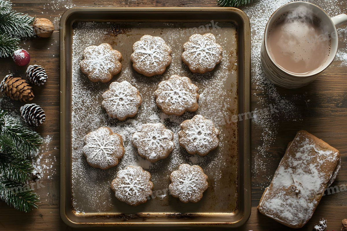 Christmas Cookie Backdrop Images