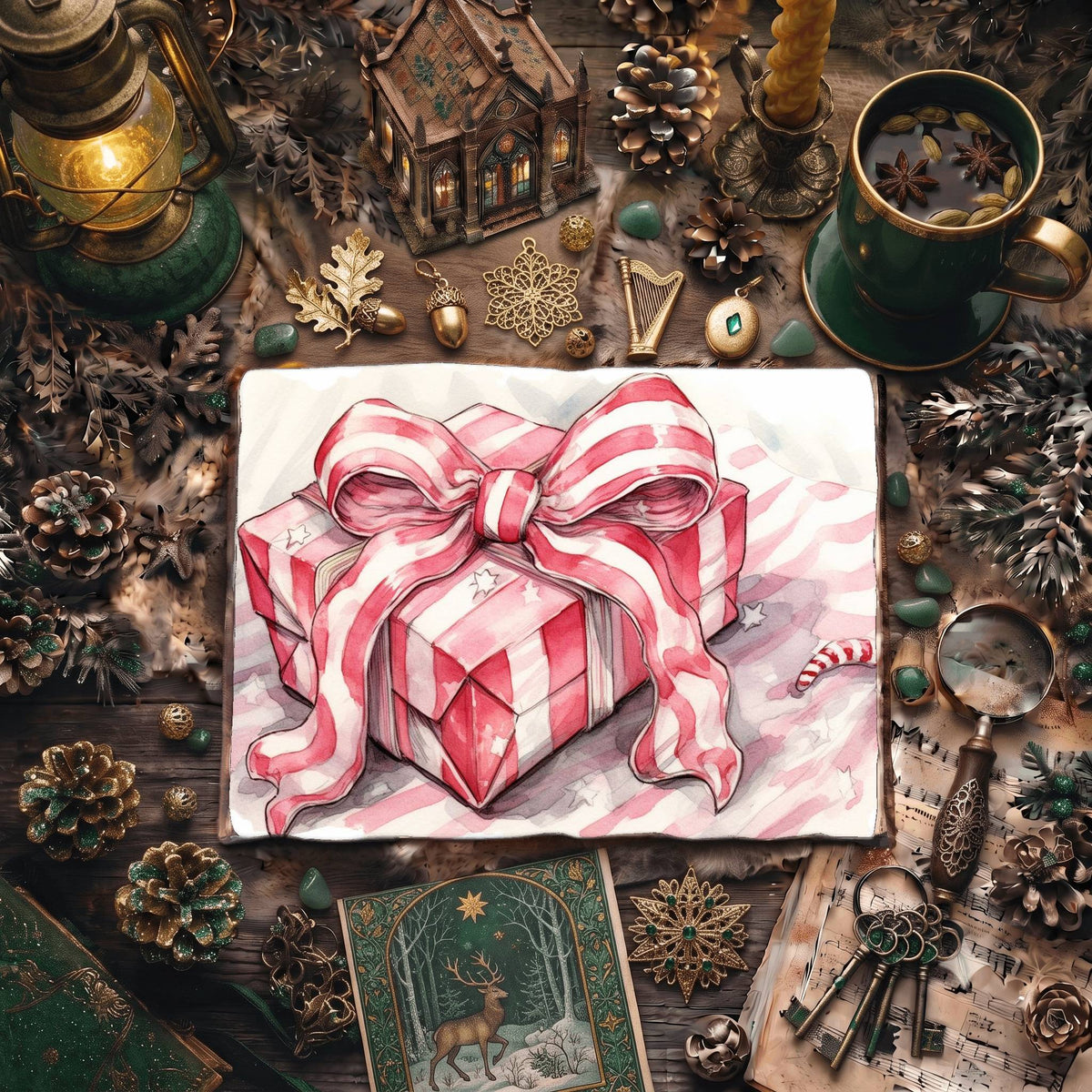 Christmas Presents Digital Papers