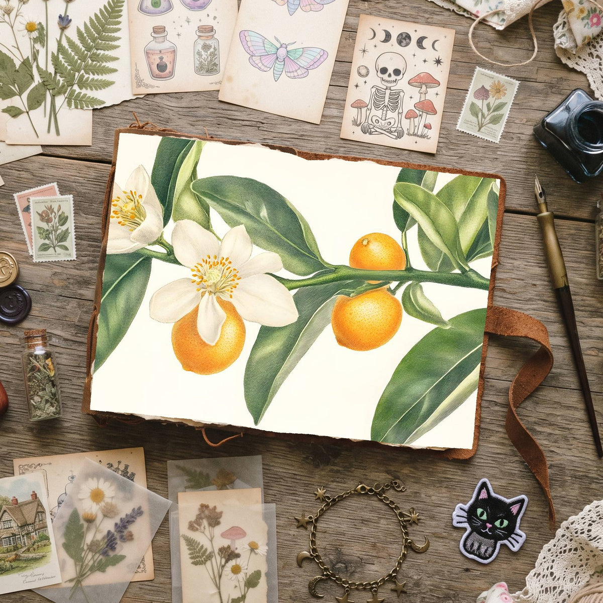Citrus Blossoms Digital Papers