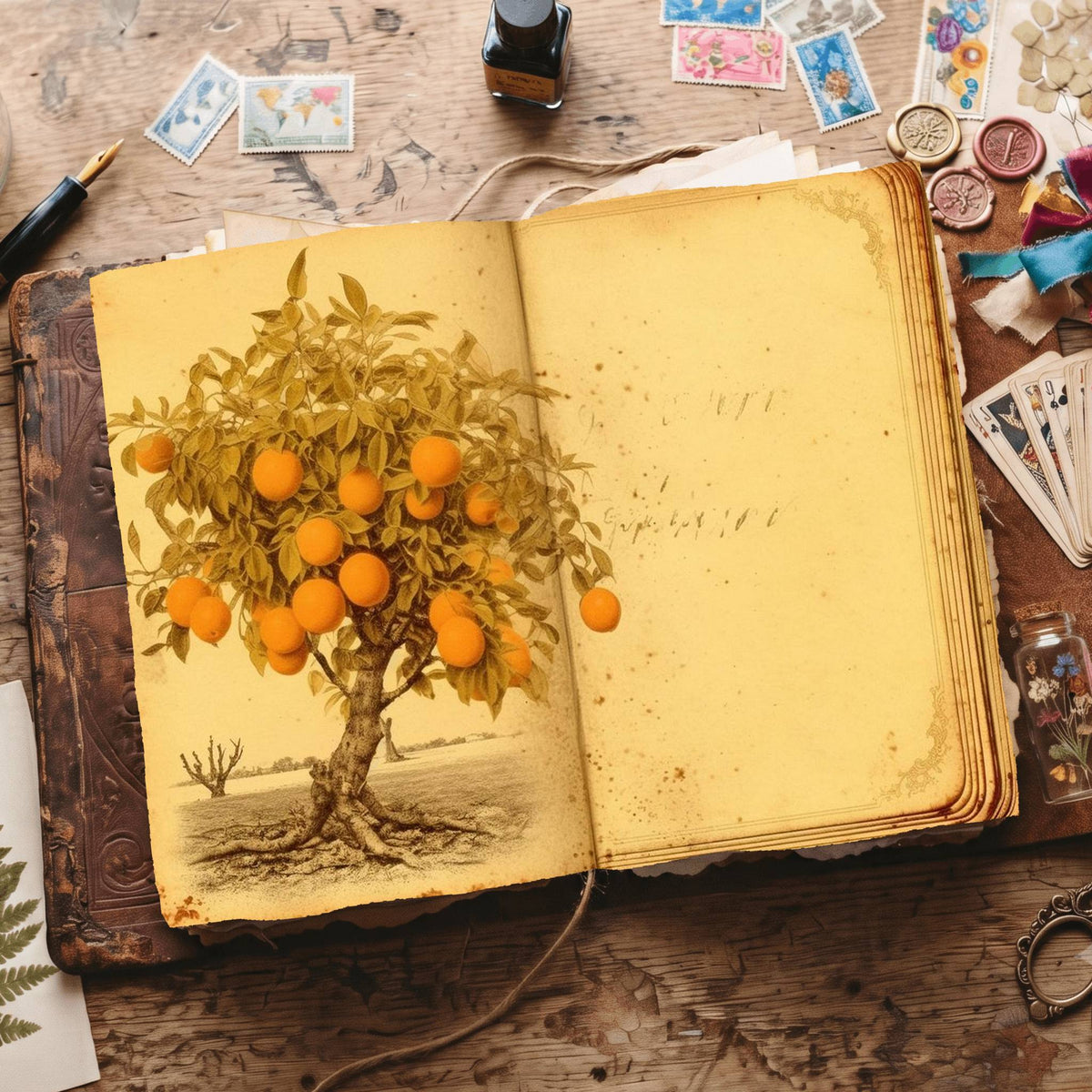 Citrus Fruit Digital Papers
