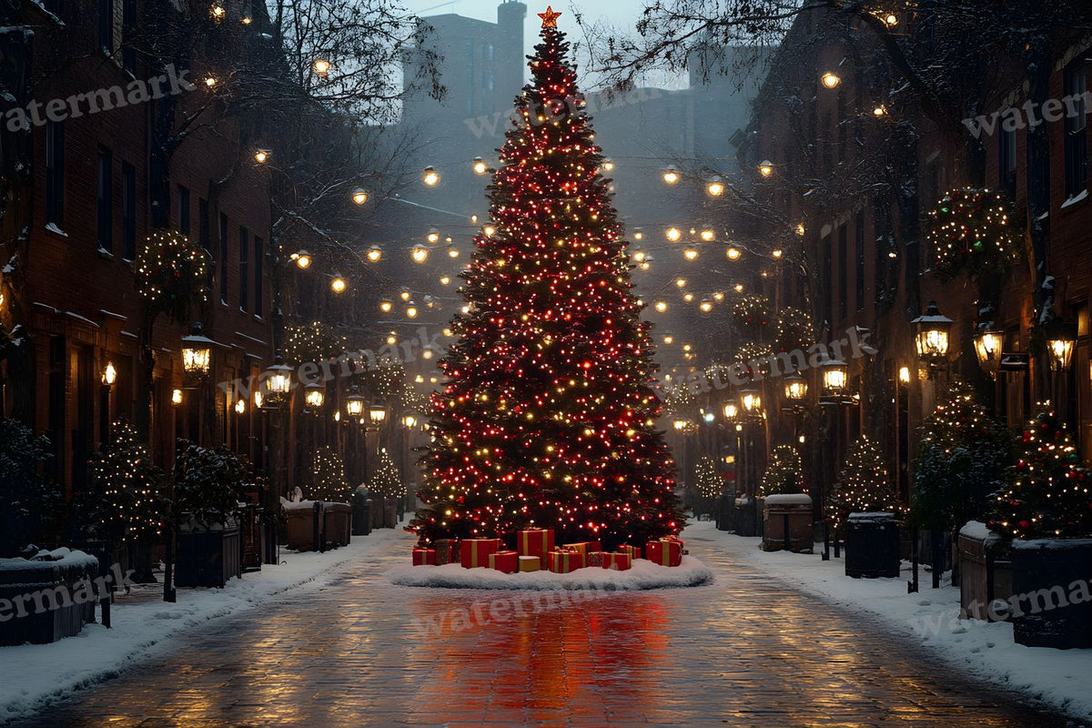 Classic Christmas Backdrop Images
