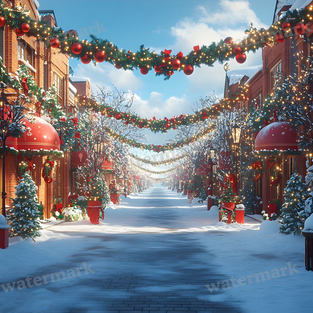 Classic Christmas Backdrop Images