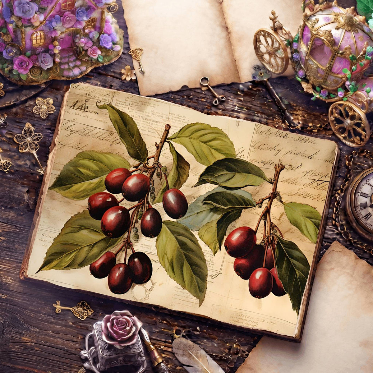 Coffee Beans Digital Papers