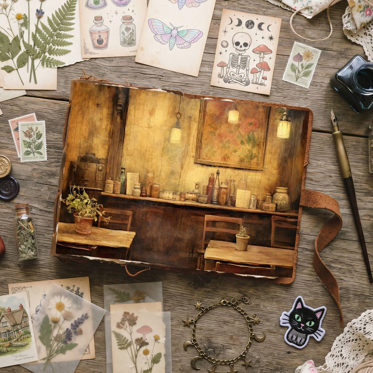 Coffee Shop Digital Papers