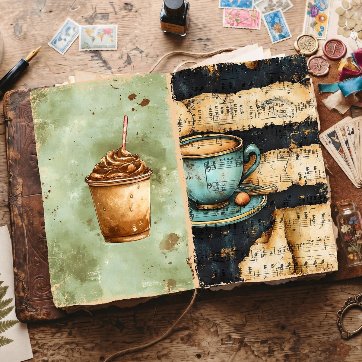 Coffee Digital Papers