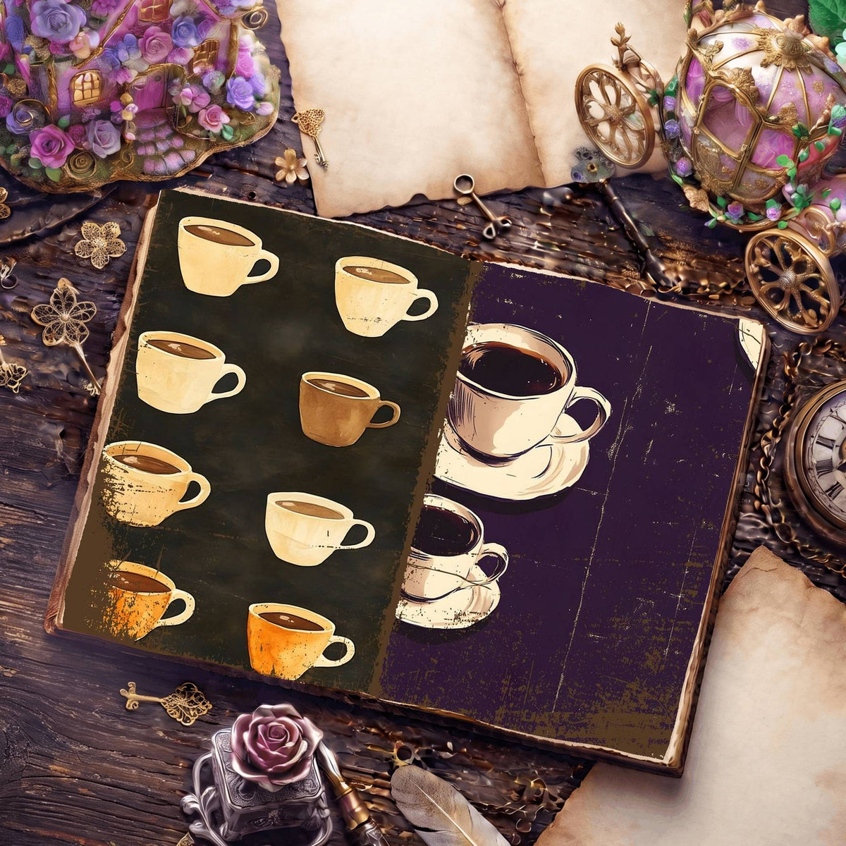 Coffee Digital Papers