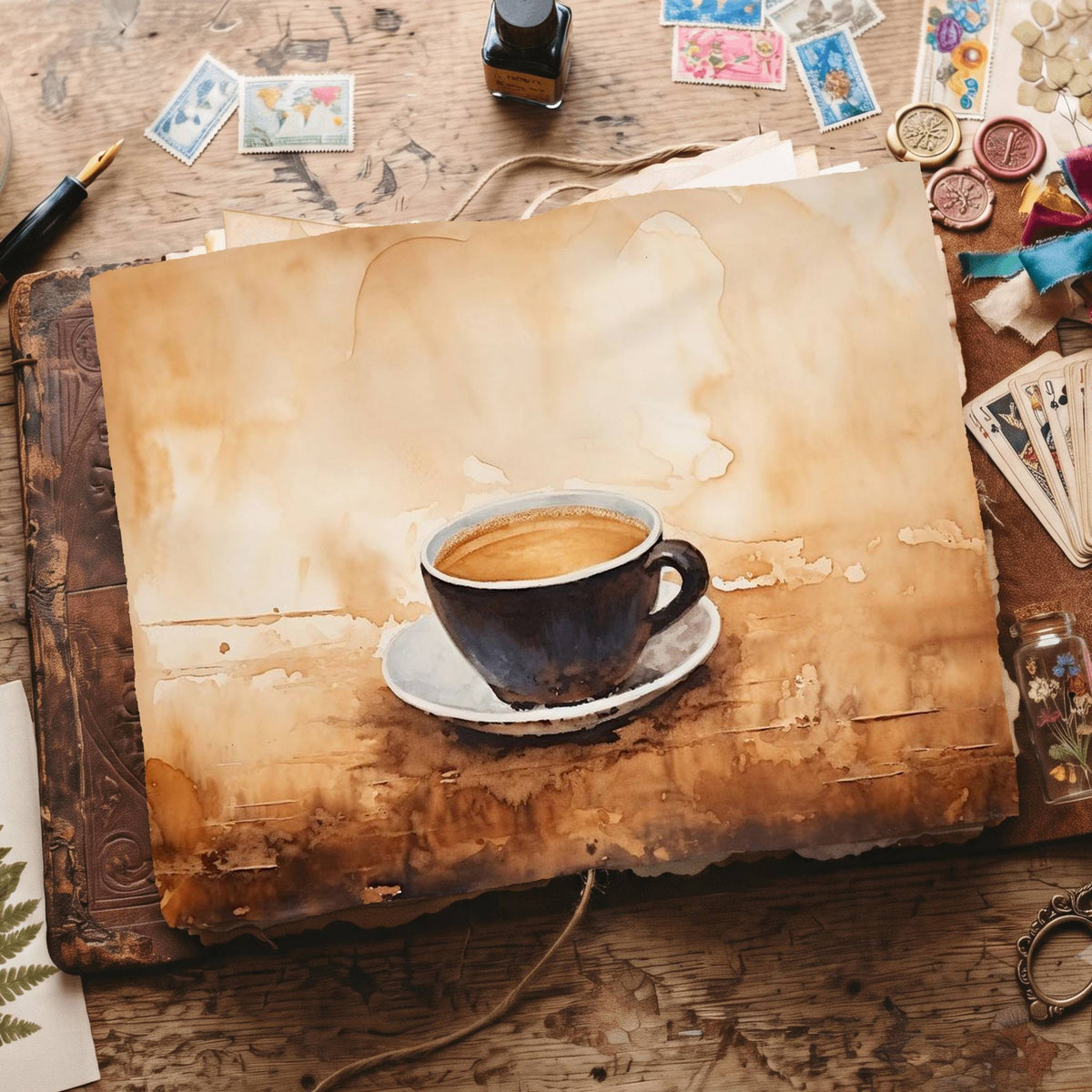 Coffee Digital Papers