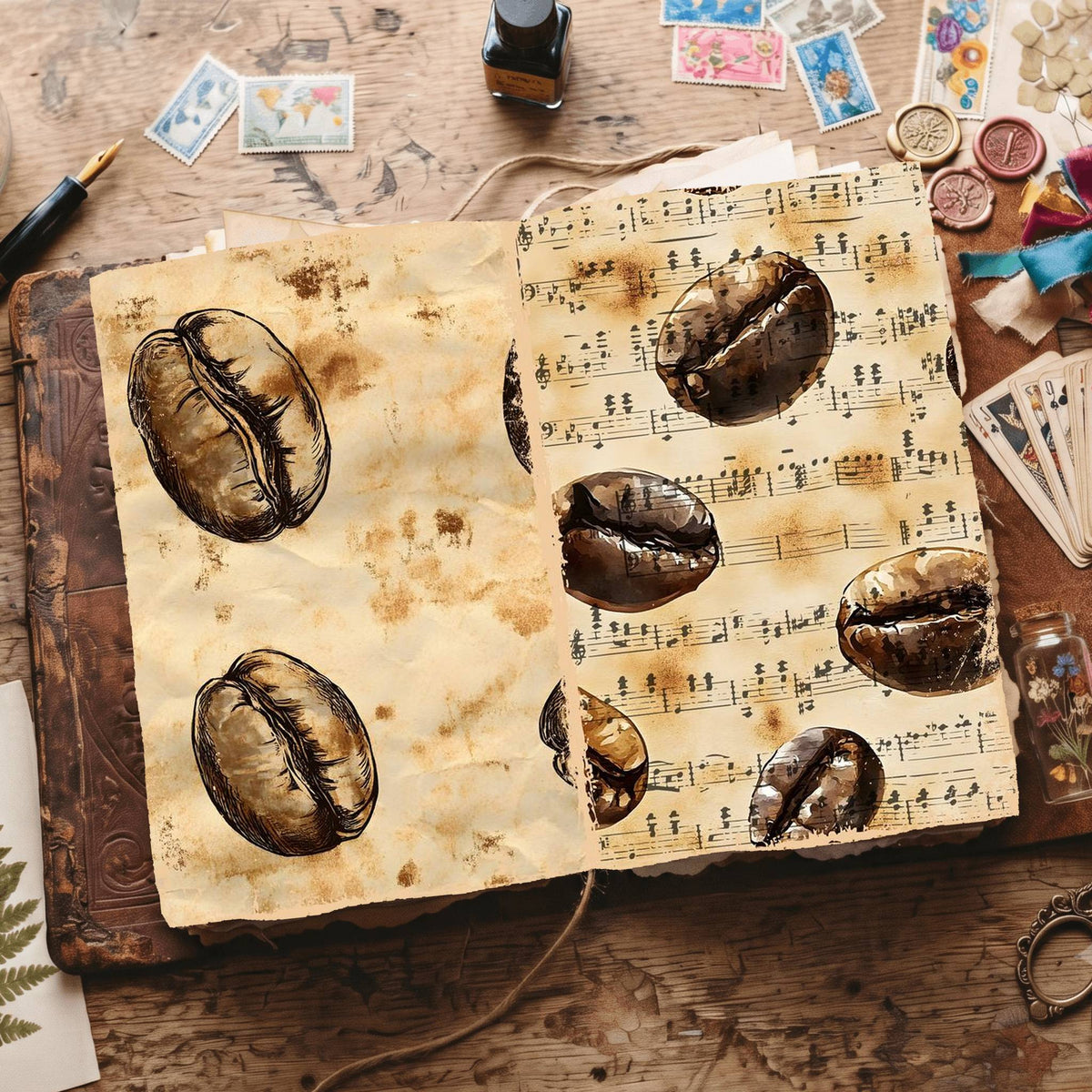 Coffee Digital Papers