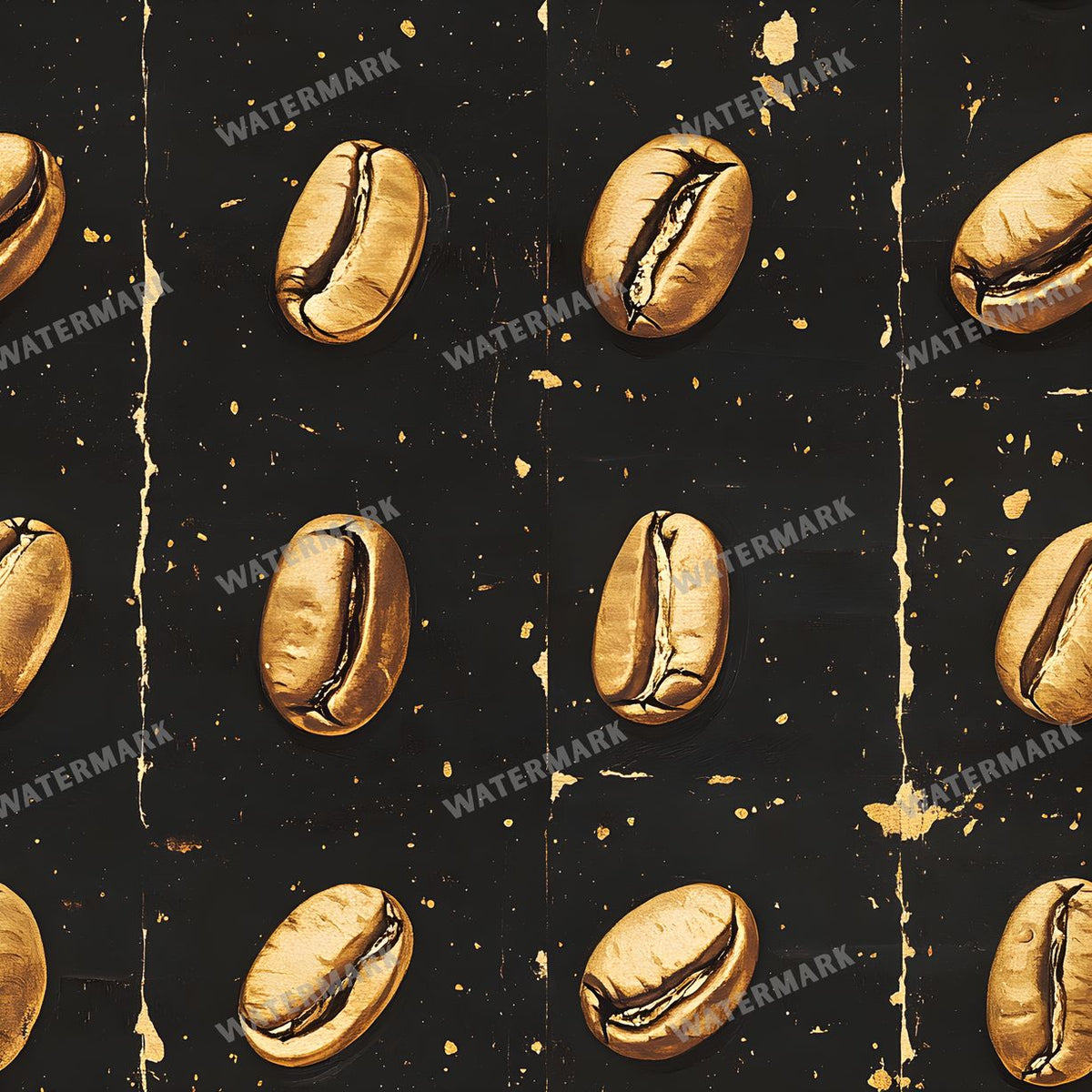 Coffee seamless pattern digital paper, repeating design 6