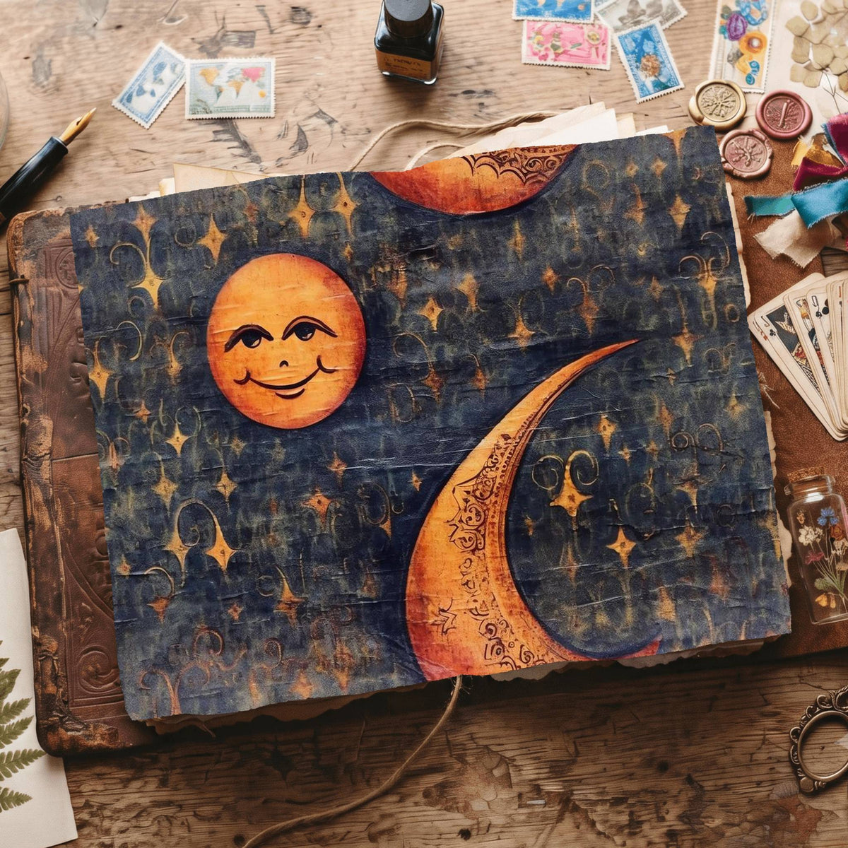 Copper Moon Digital Papers