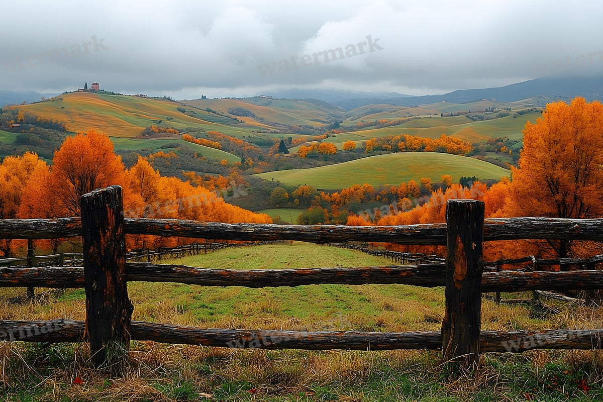 Countryside Fencing Backdrop Images