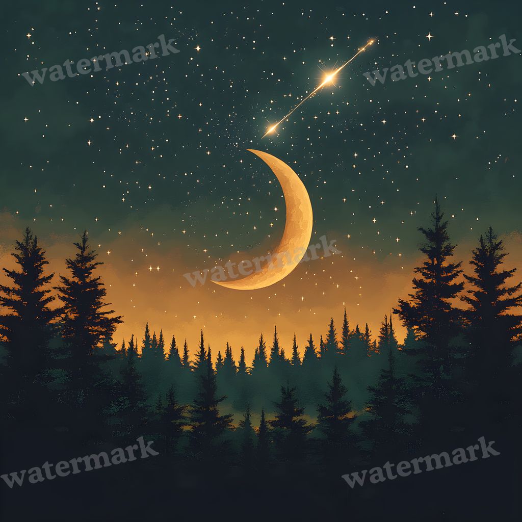 Crescent Moon Backdrop Images