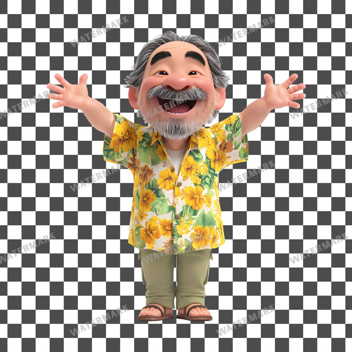 Dad Character Clipart Pngs