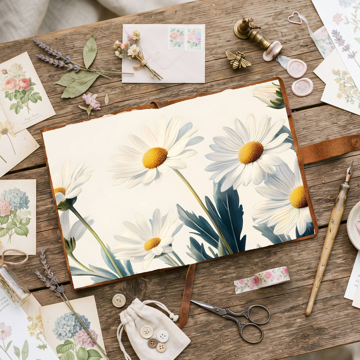Daisies Digital Papers