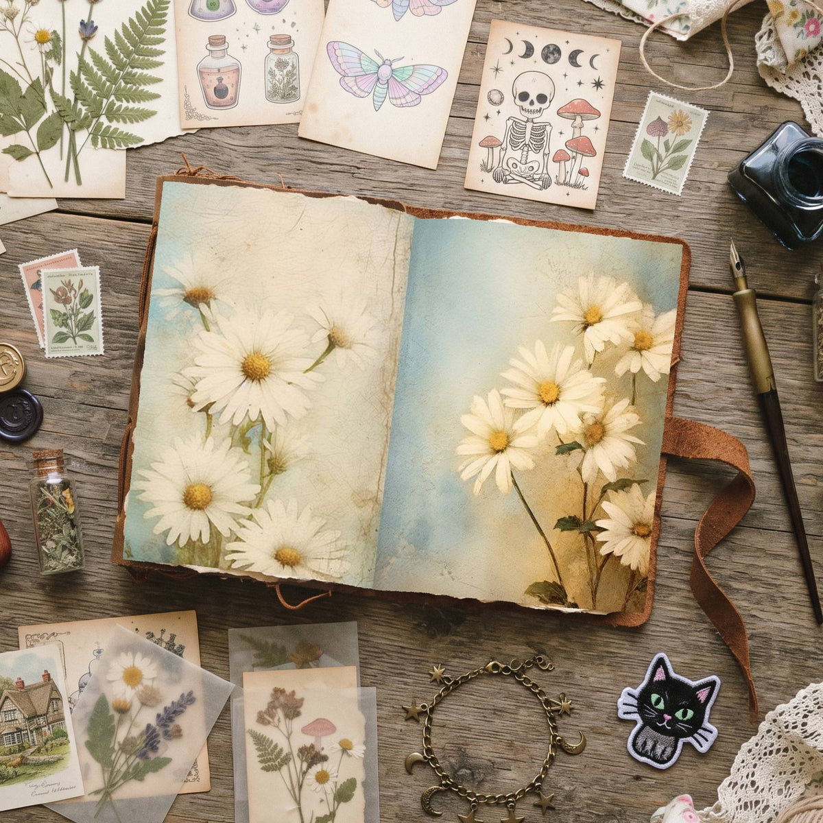 Daisies Digital Papers