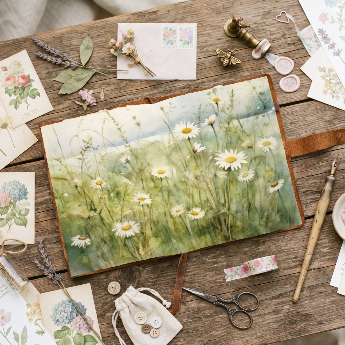Daisies Digital Papers