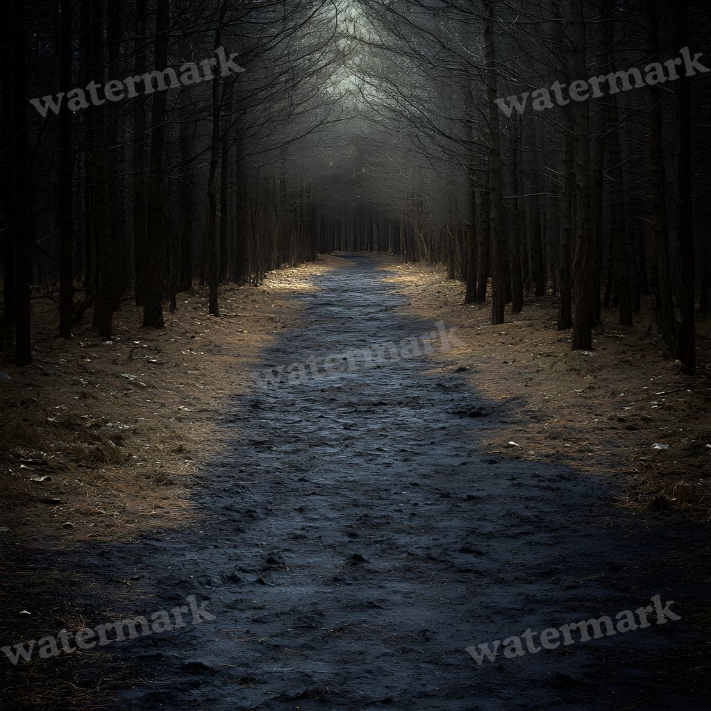 Dark Spooky digital photo backdrop for photo editing, preview 5