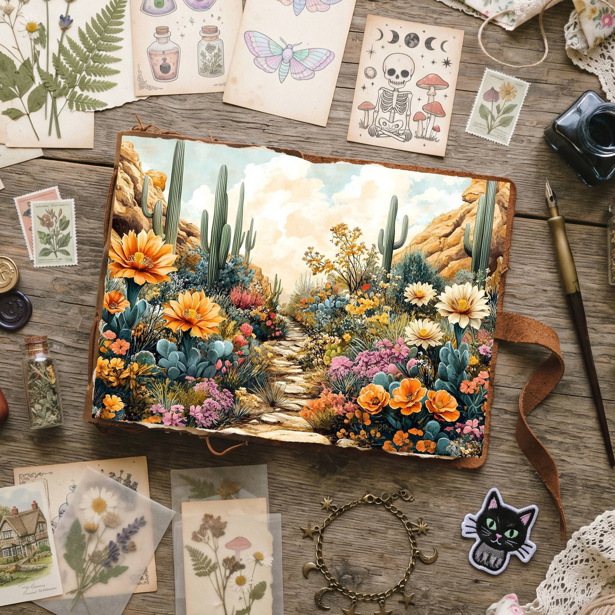 Desert Botanical Digital Papers