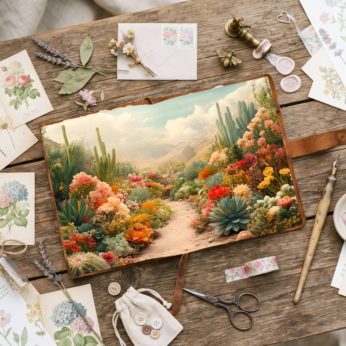 Desert Botanical Digital Papers