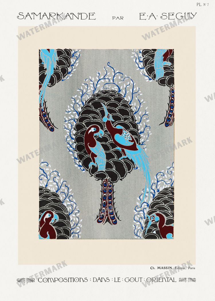 E A Seguy Vintage Prints