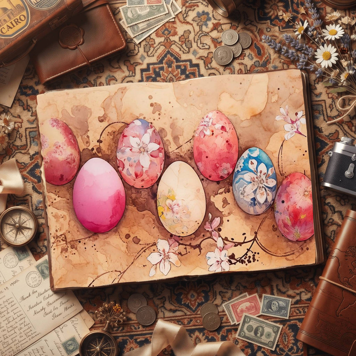 Easter Eggs Digital Papers