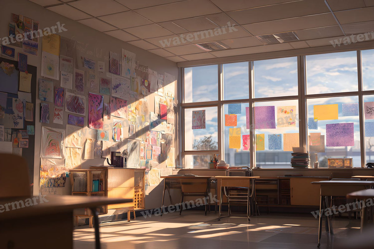 Elementary School Classroom Backdrop Images