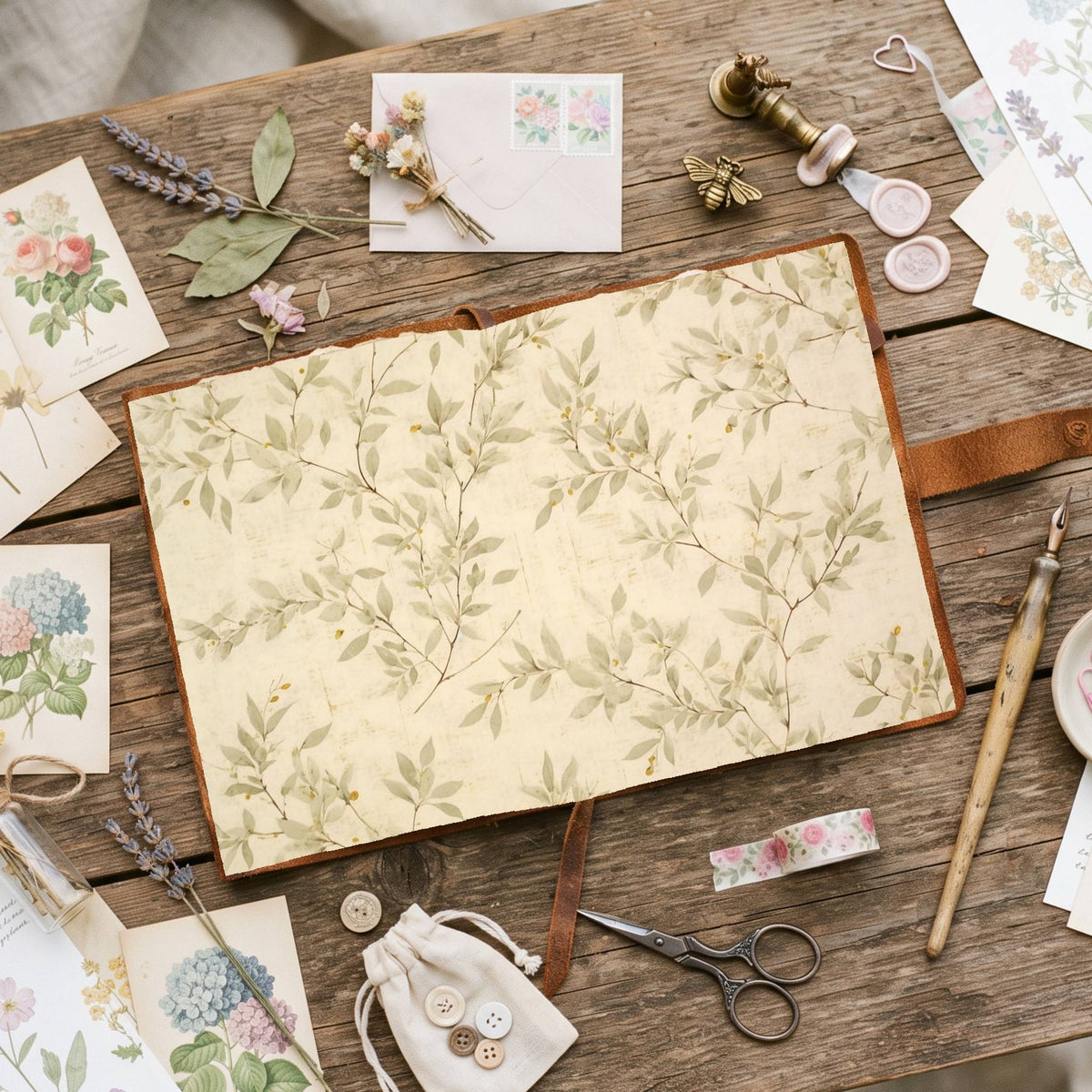 Eucalyptus Leaves Digital Papers