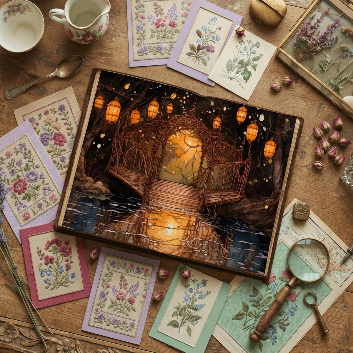 Fairy Bridge Digital Papers