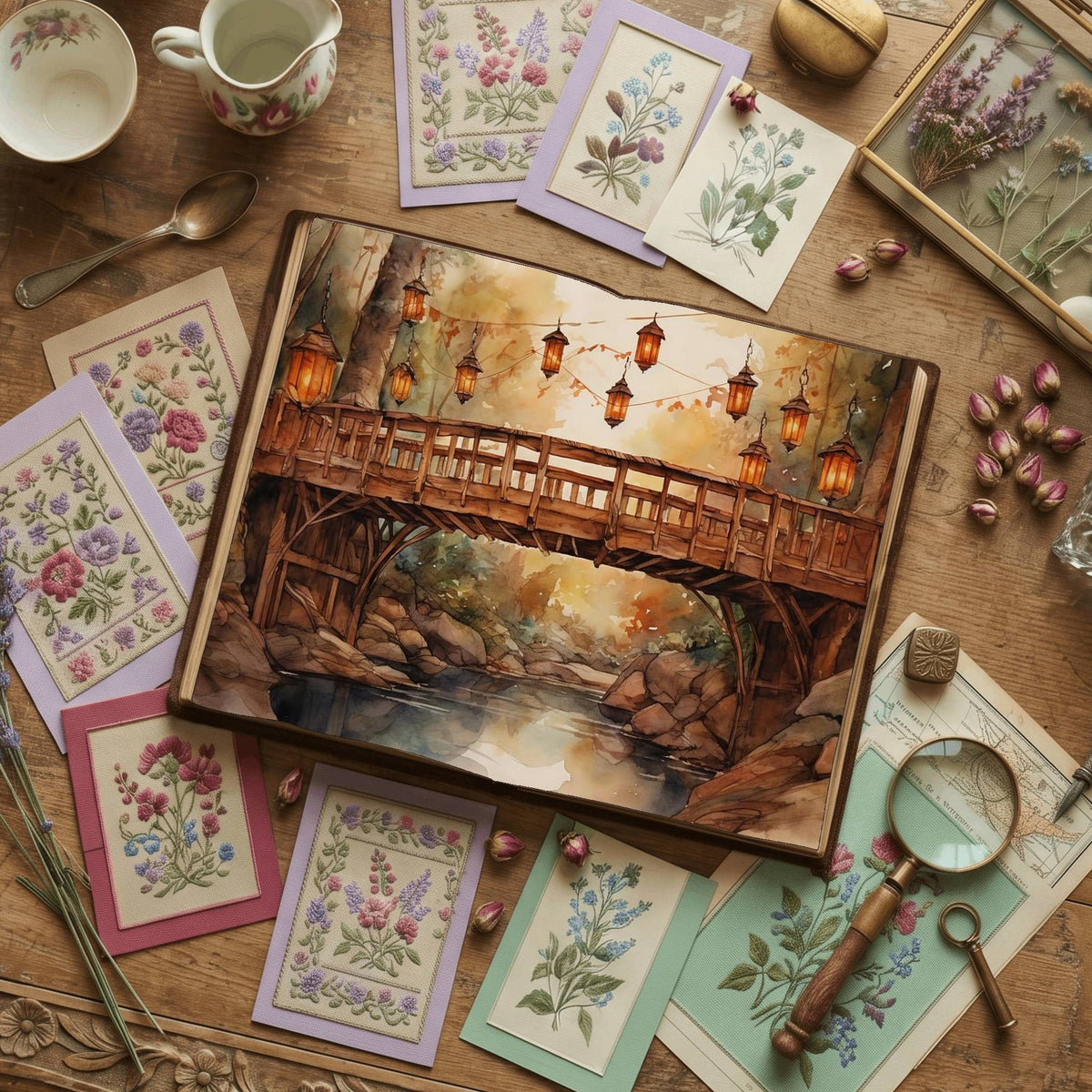 Fairy Bridge Digital Papers