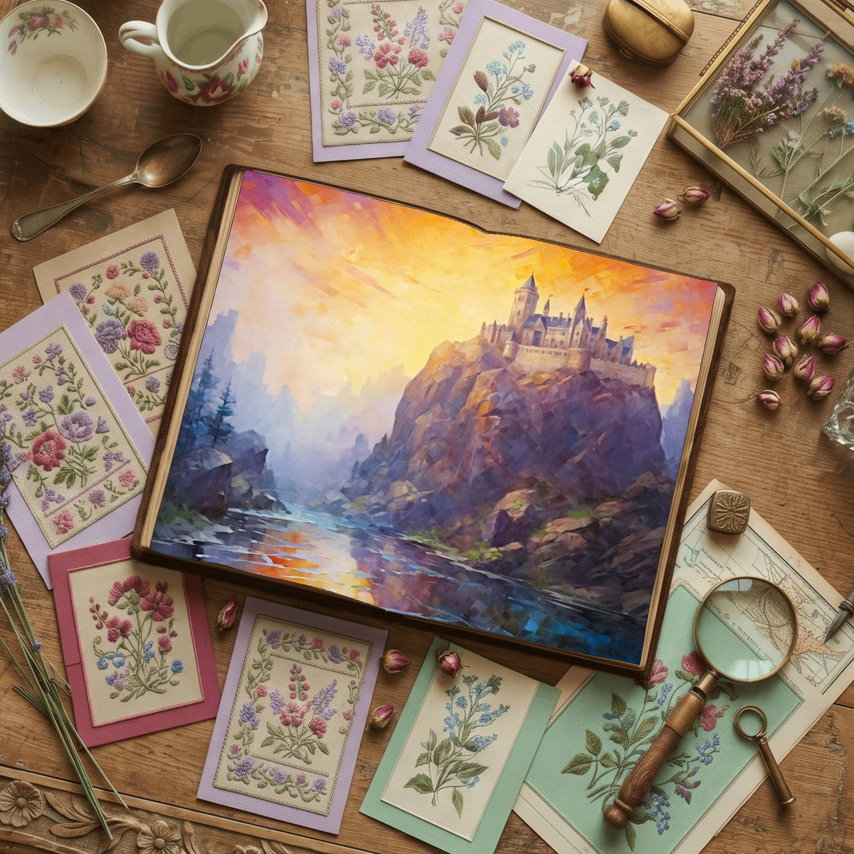 Fairy Castles Digital Papers
