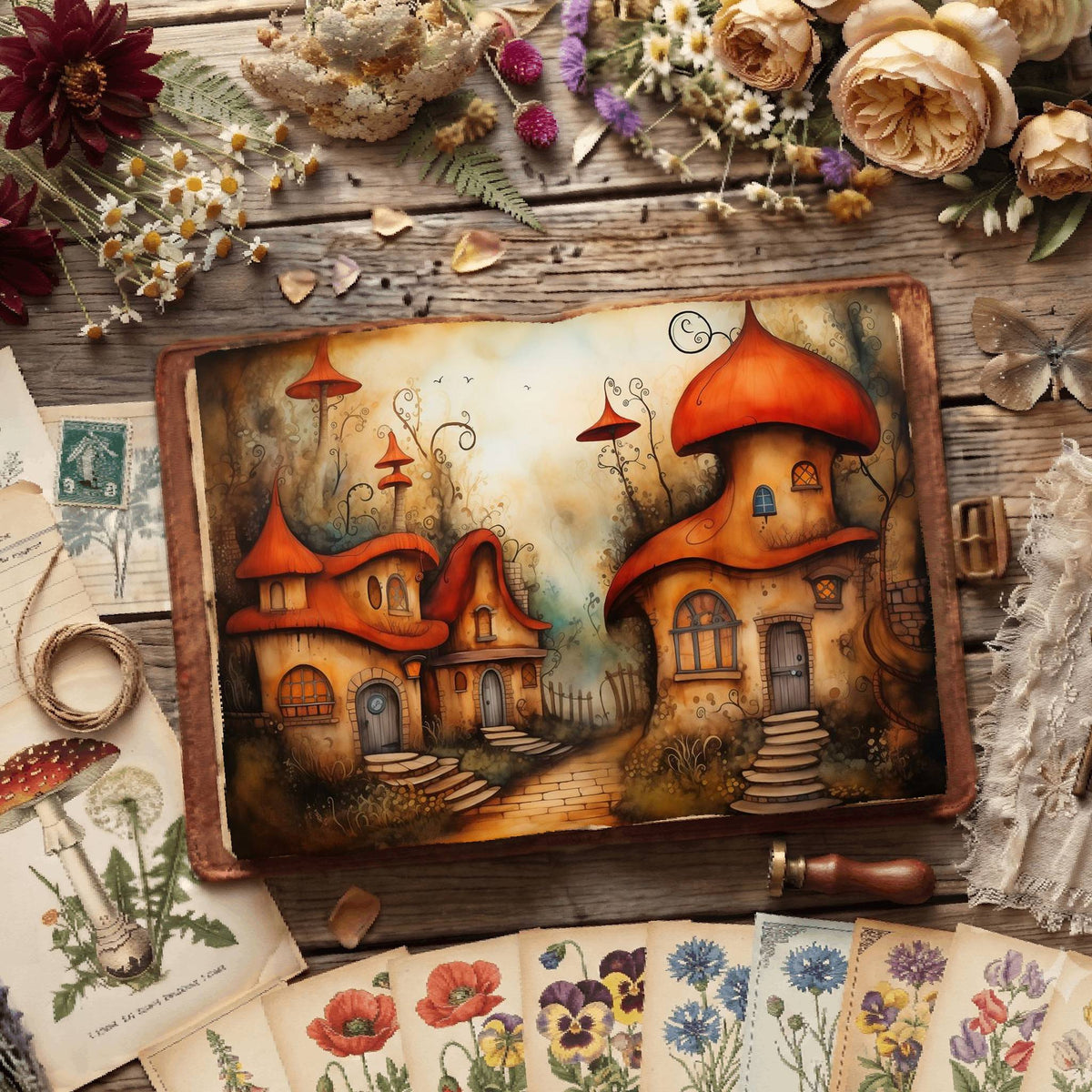 Fairytale Village Digital Papers