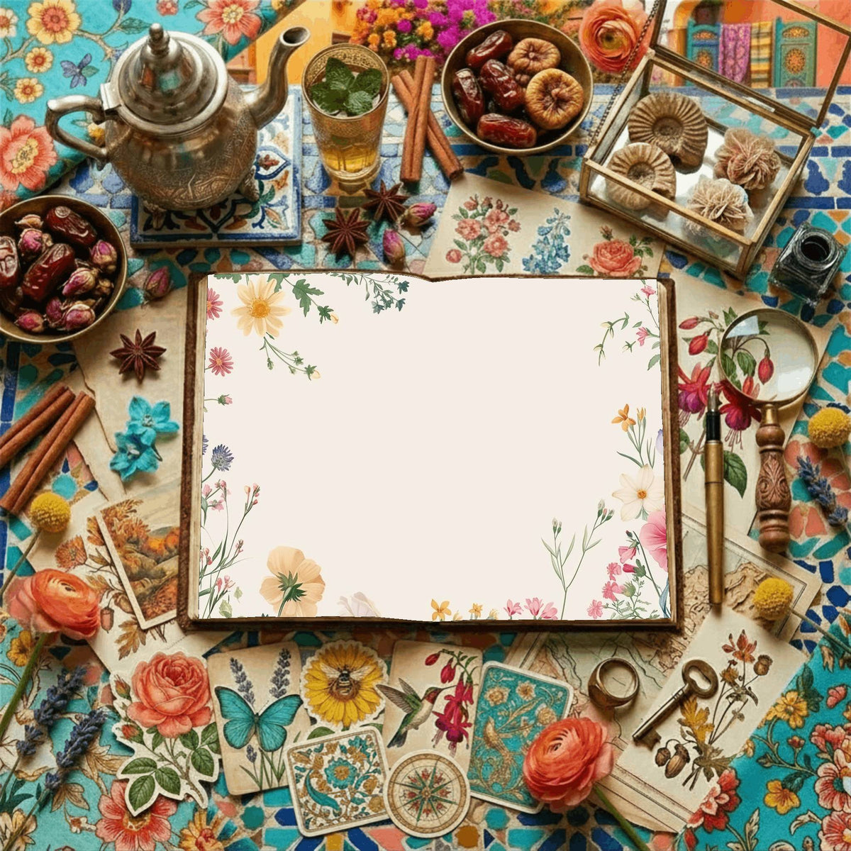 Floral Digital Papers