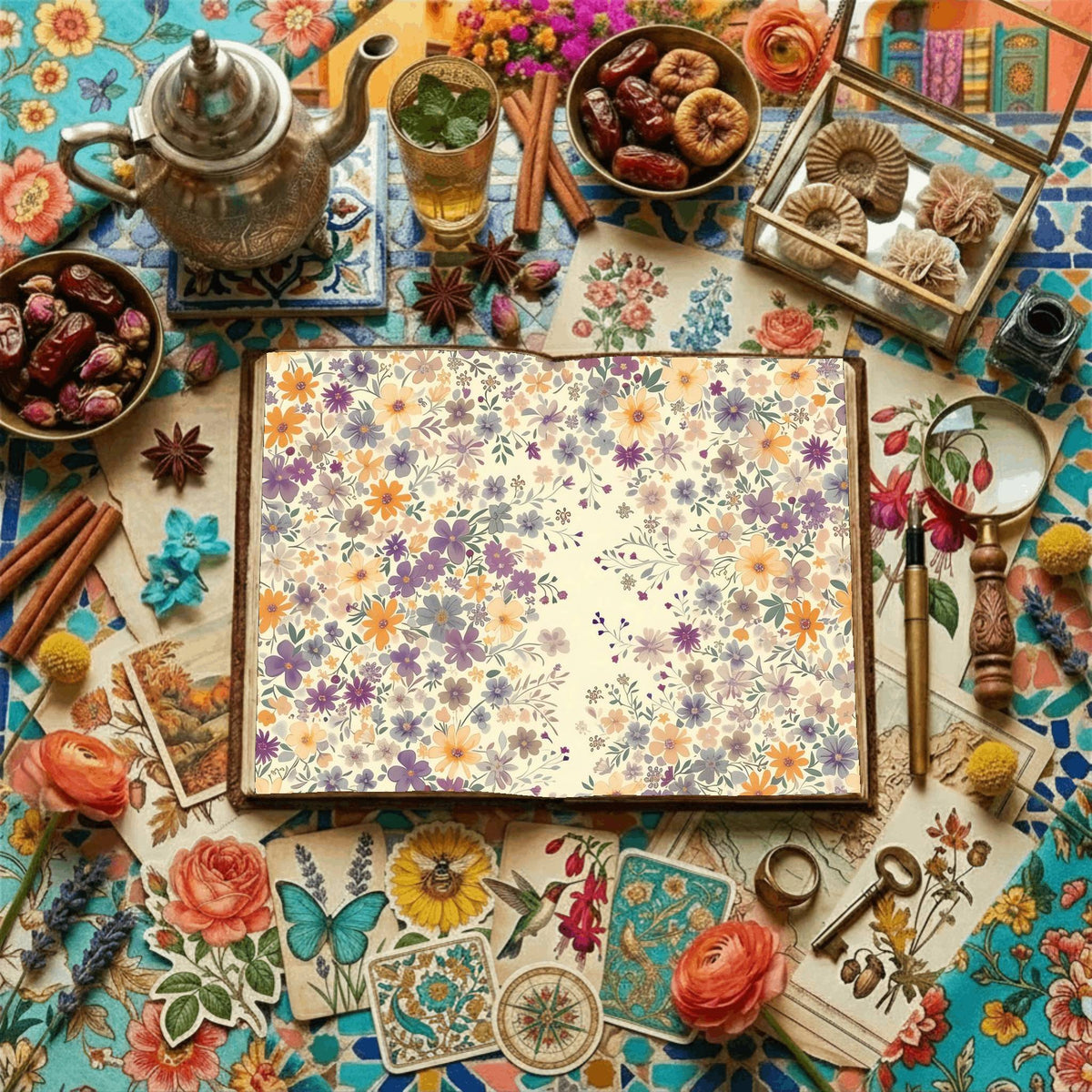 Floral Digital Papers