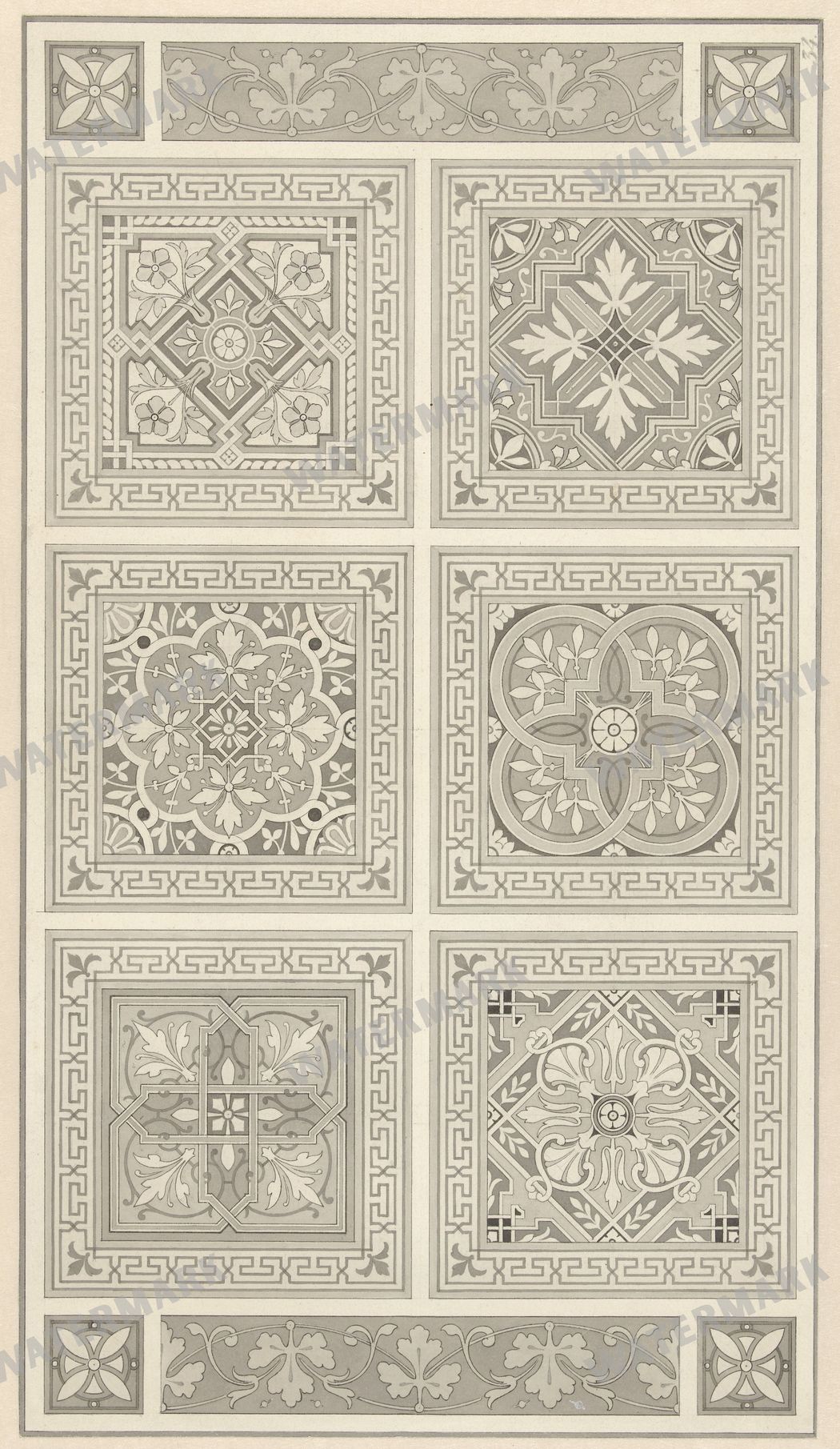 Floral Patterns Vintage Prints