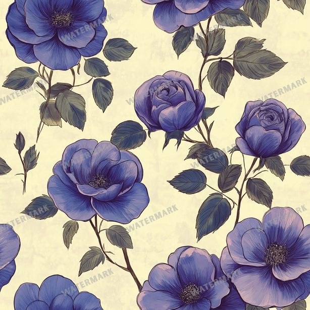 Floral Seamlesss Seamless Pattern