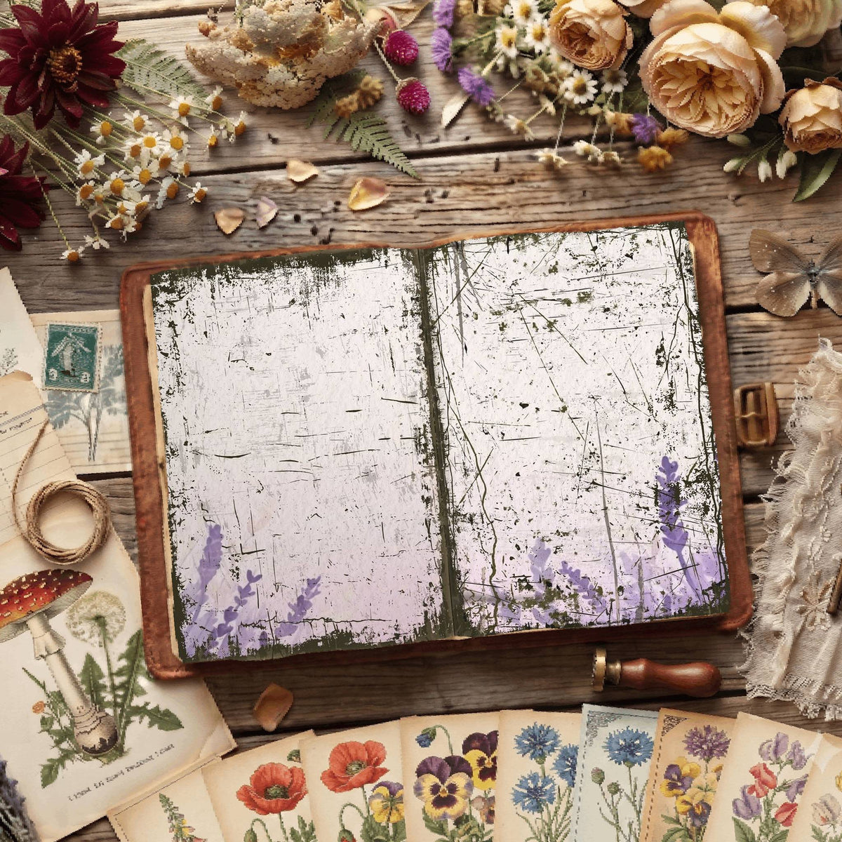 Floral Digital Papers