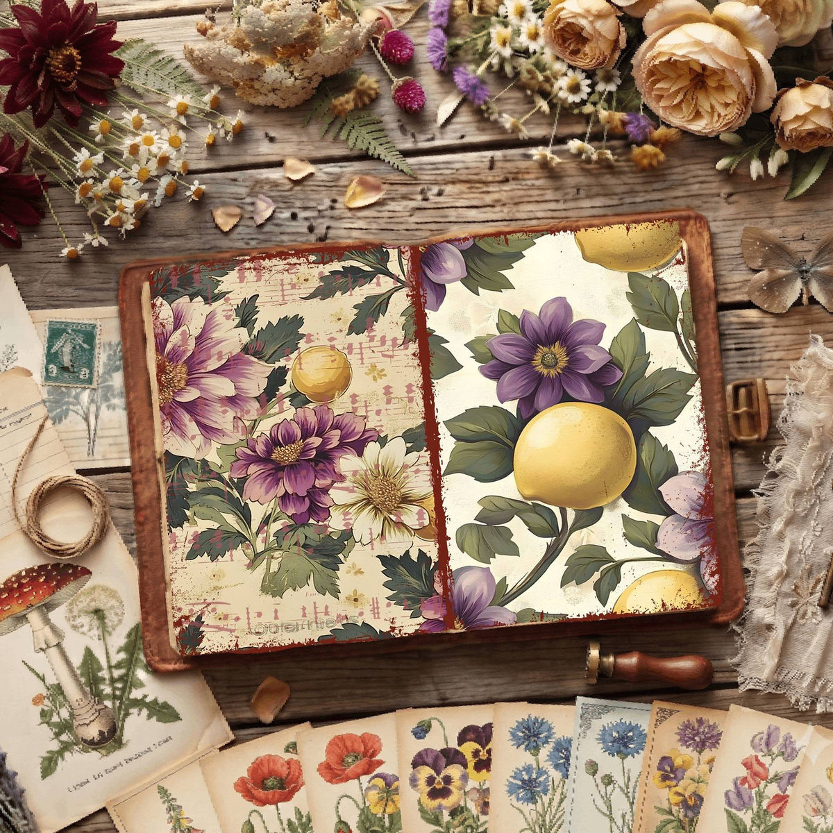 Floral Digital Papers