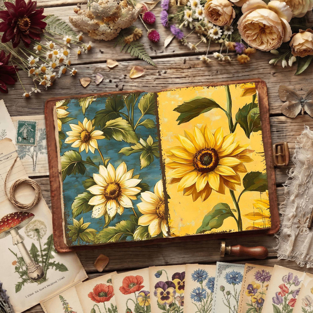 Floral Digital Papers