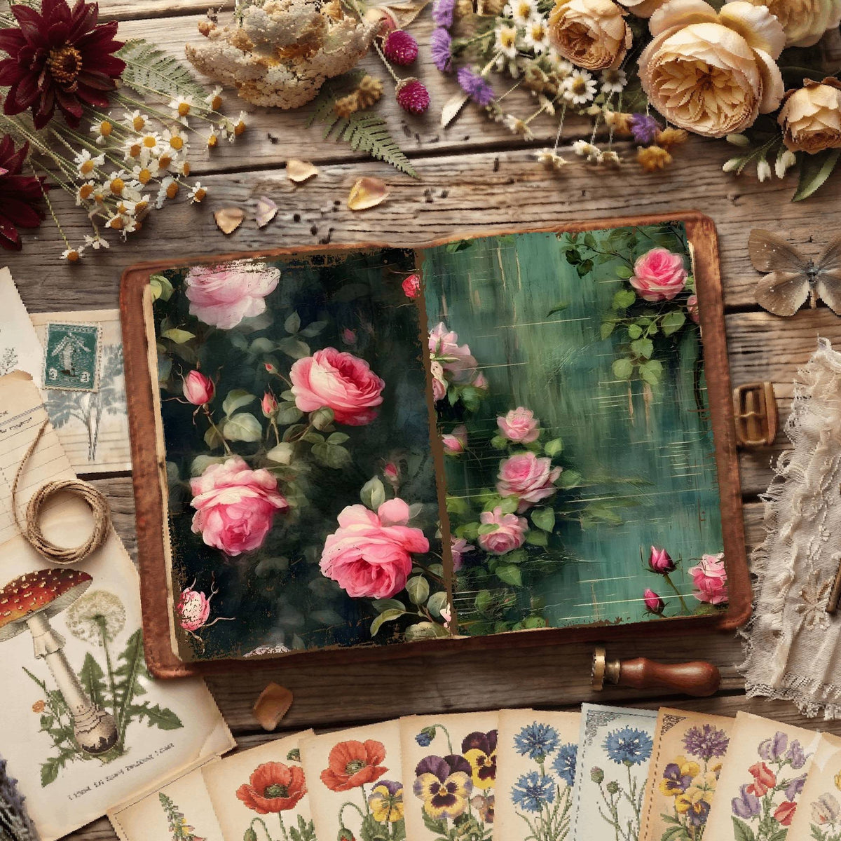 Floral Digital Papers