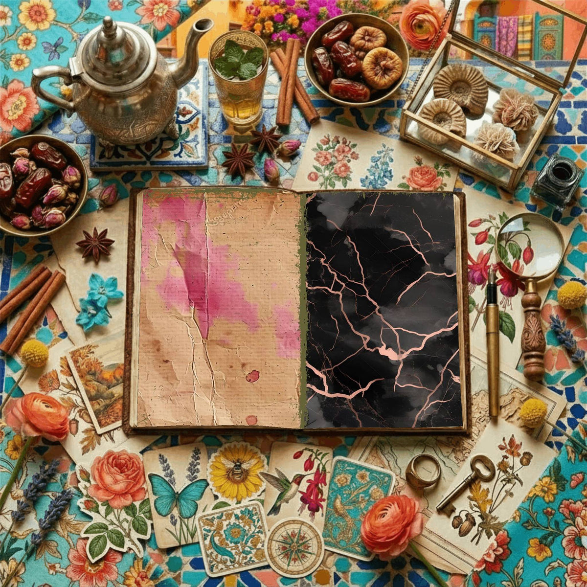 Floral Digital Papers