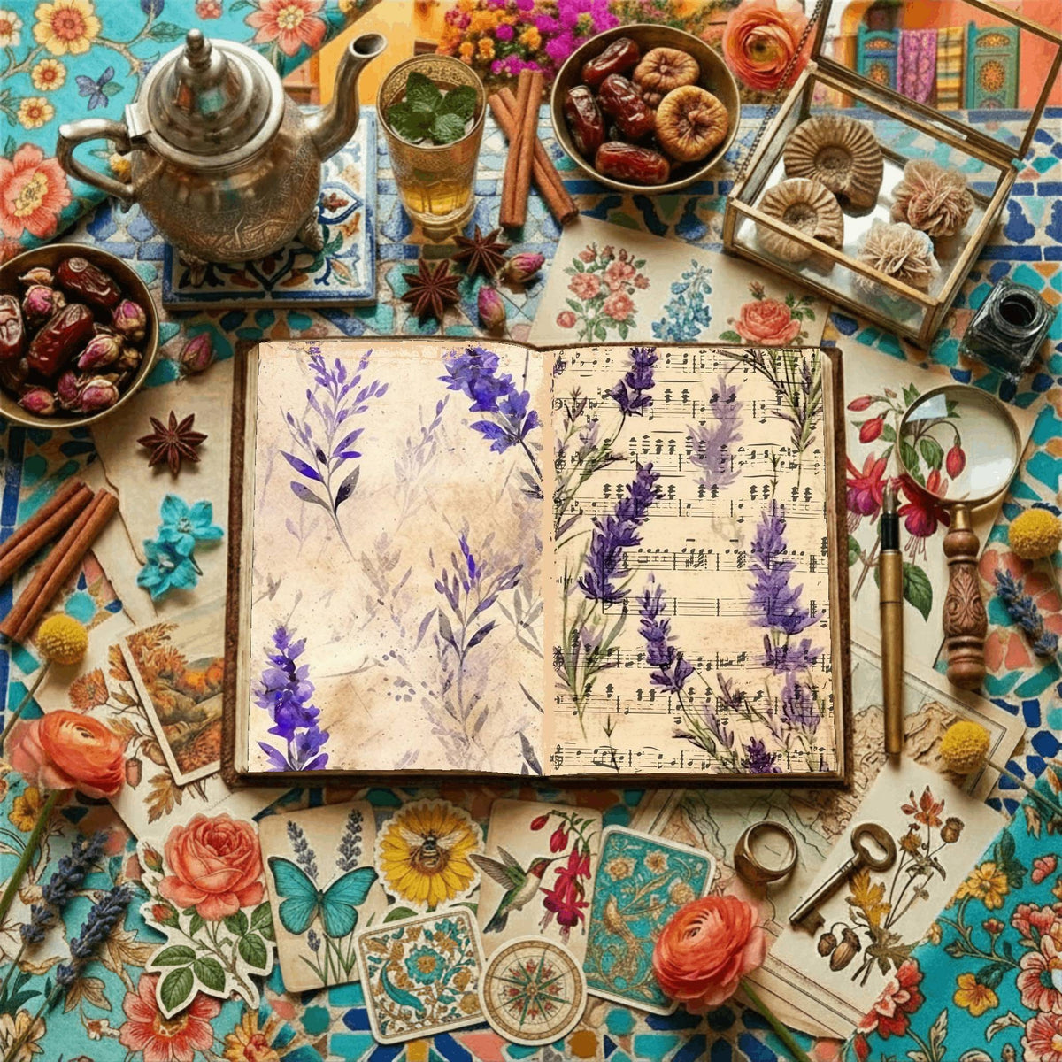 Floral Digital Papers