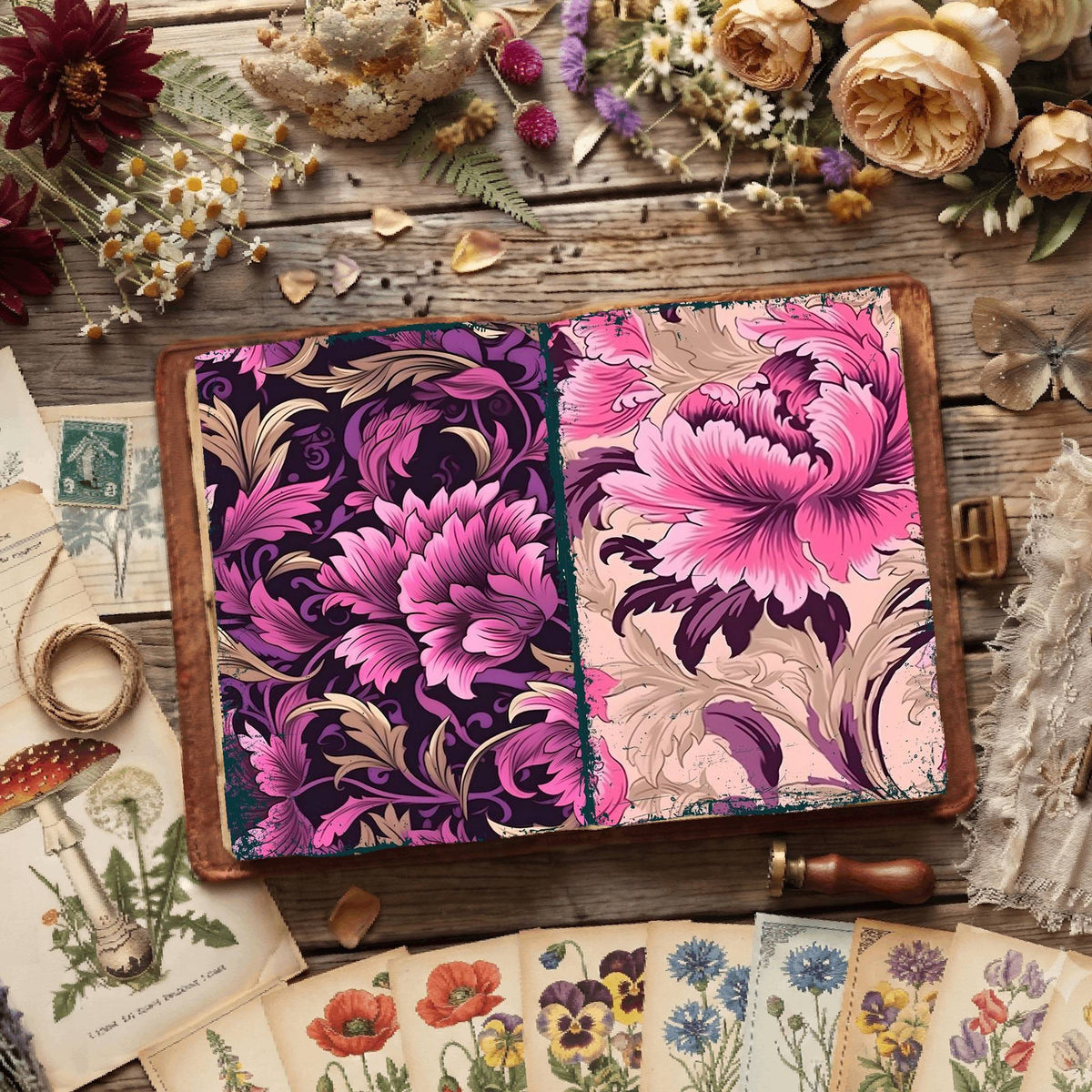 Floral Digital Papers