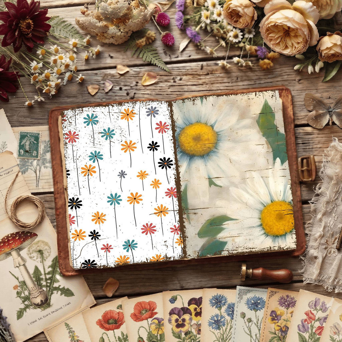 Floral Digital Papers