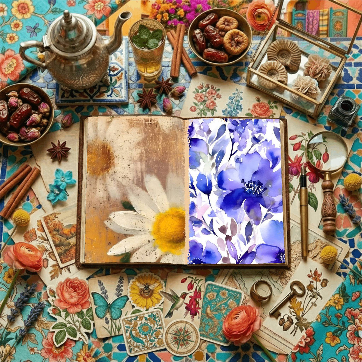 Floral Digital Papers