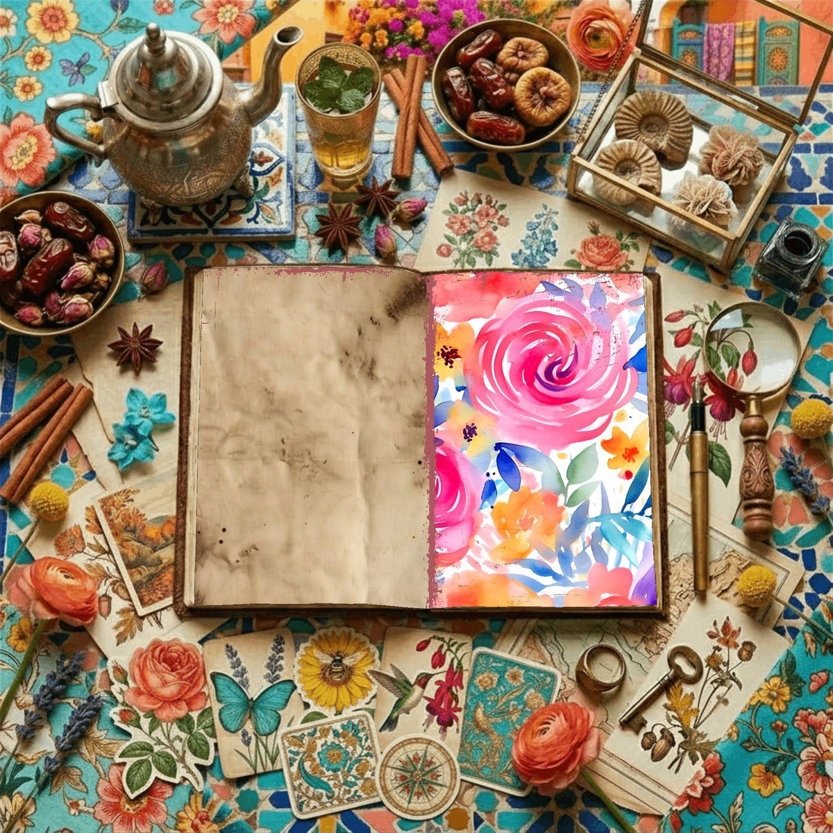 Floral Digital Papers